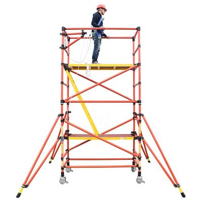 High Safety Light Weight Insulation Scaffolding / Customized Length Fiberglass Insulation Scaffold