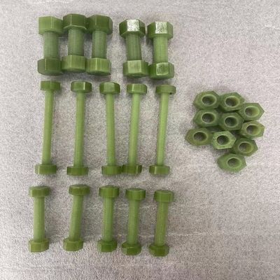 Epoxy Resin Higher Strength Epoxy Fiberglass Rod Customized Threaded Rod And Nut