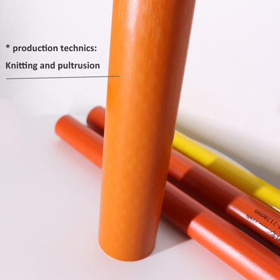 Insulation Epoxy Fiberglass Tube / Foam Filled Fiber Glass Tubing for Live Line Tools