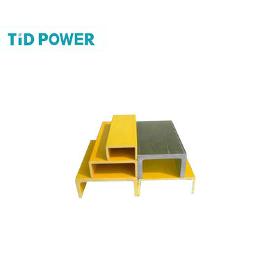 Insulation Class Fiberglass Pultrusion Profile FRP Pultruded Sections Abrasion Resistance